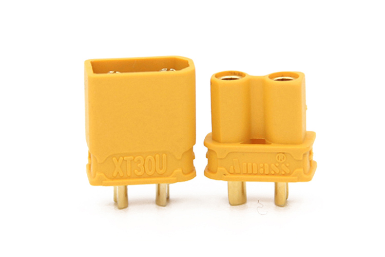 艾迈斯专利XT30U插头 2mm镀金低阻值连接器 XT30升级