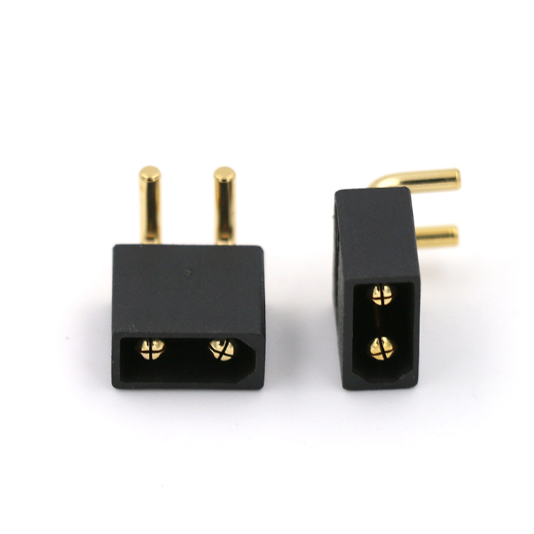 艾迈斯XT30PW-M36 PCB板用2芯卧式连接器铜镀金阻燃插头AMASS配件