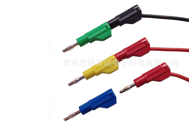 25.452 叠加4mm香蕉插头Unshrouded Stackable 4mm Banana Plug
