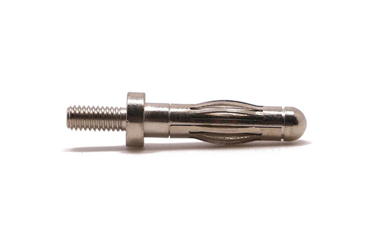 28.461 M4螺纹4MM香蕉插头面板M4螺纹螺栓固定Uninsulated plug