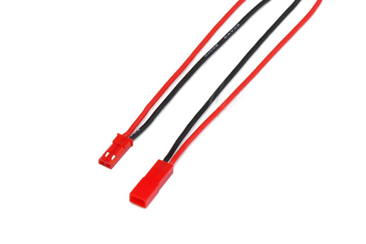 AMASS出品JST单头接线 公头/母头 线长10cm 20AWG特软硅胶线
