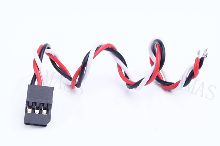 AMASS出品 FUTABA/杜邦舵机延长线 并线/绞线绕线60芯 22AWG