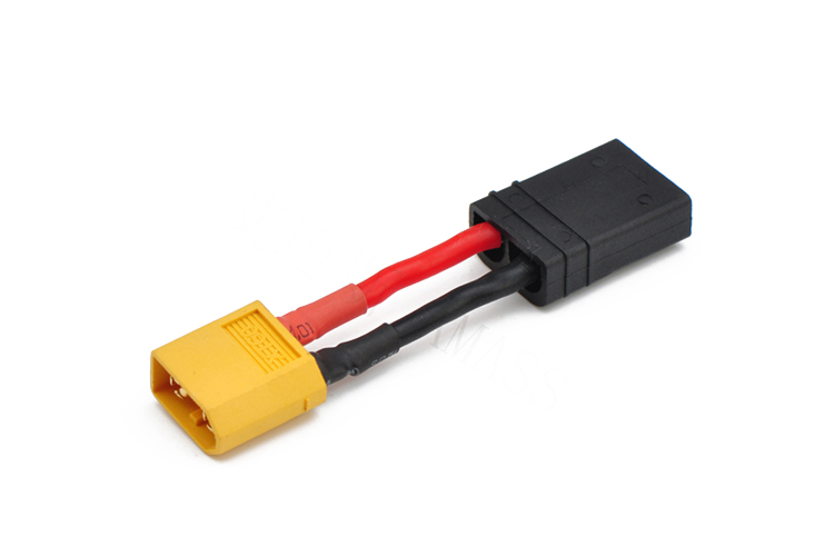 AMASS出品 航模转换线 XT60公转TRX母适配线 XT60-TRX电池转换头