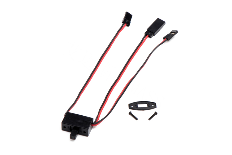 AMASS三线开关 带充电口 航模开关 FUTABA/JR开关 通用型开关