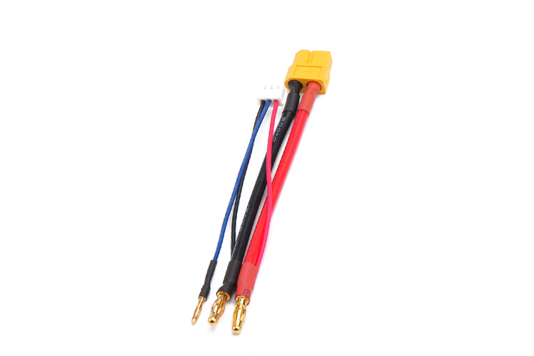 艾迈斯XT60平衡充电线锂电池线12AWG22号PVC线AMASS热卖模型配件