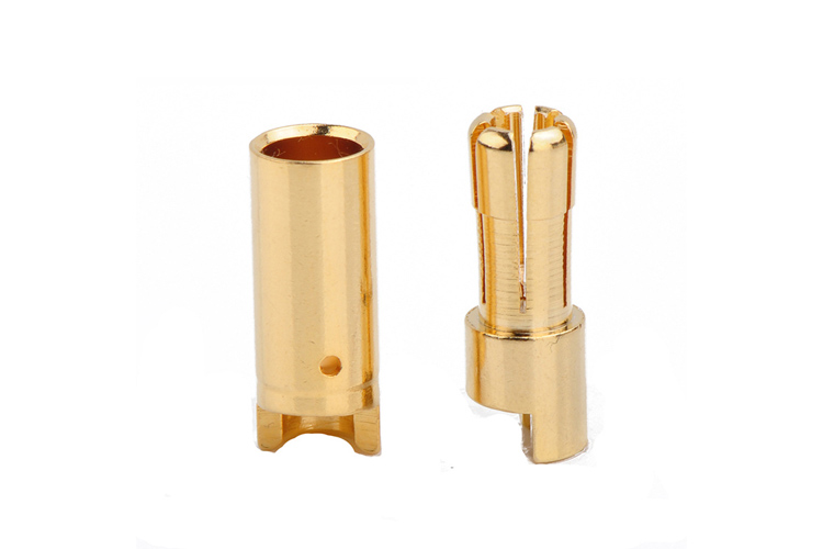 AMASS 5.5mm香蕉插头 耐80A 镀厚24K金 模型马达电机电调连接金插